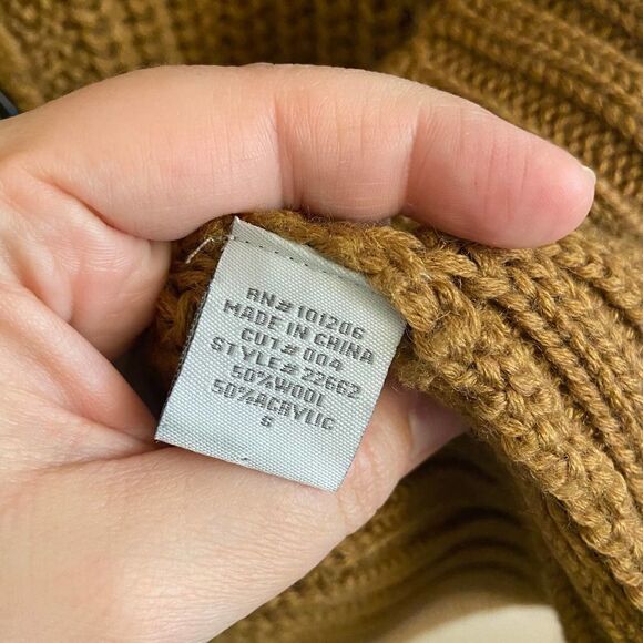 Soft Surroundings Caramel City Sweater Tunic Wool Blend Small - Picture 4 of 4